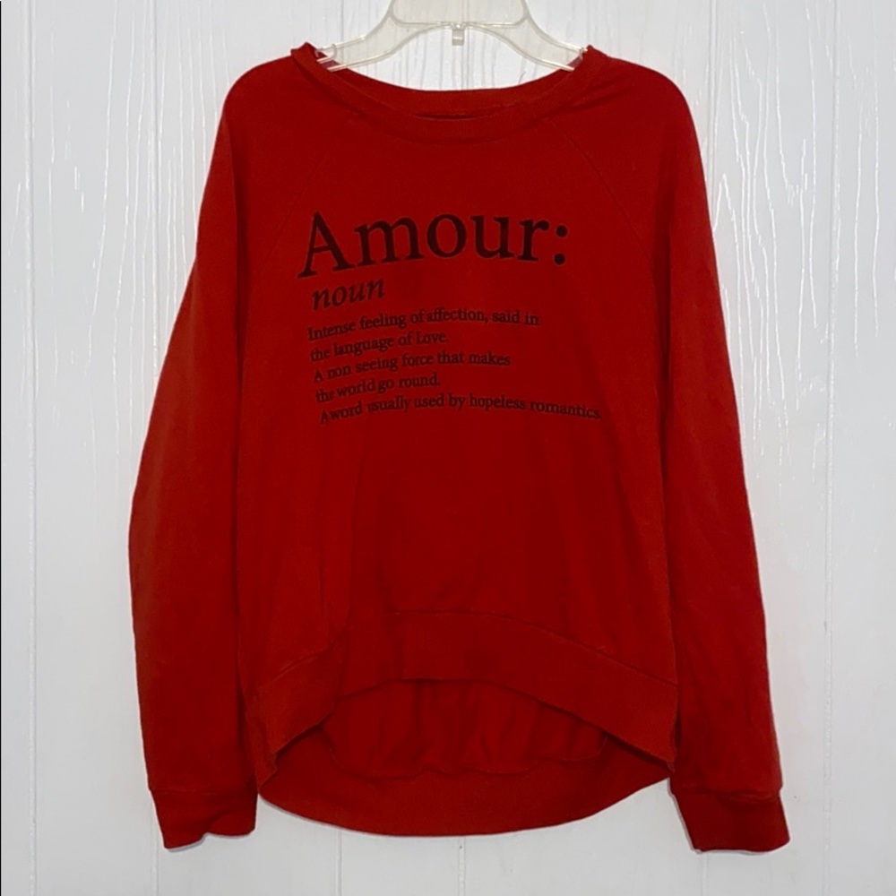 Red Amour Crewneck